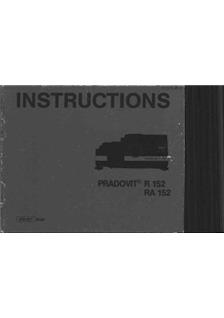 Leica Pradovit R 152 manual. Camera Instructions.